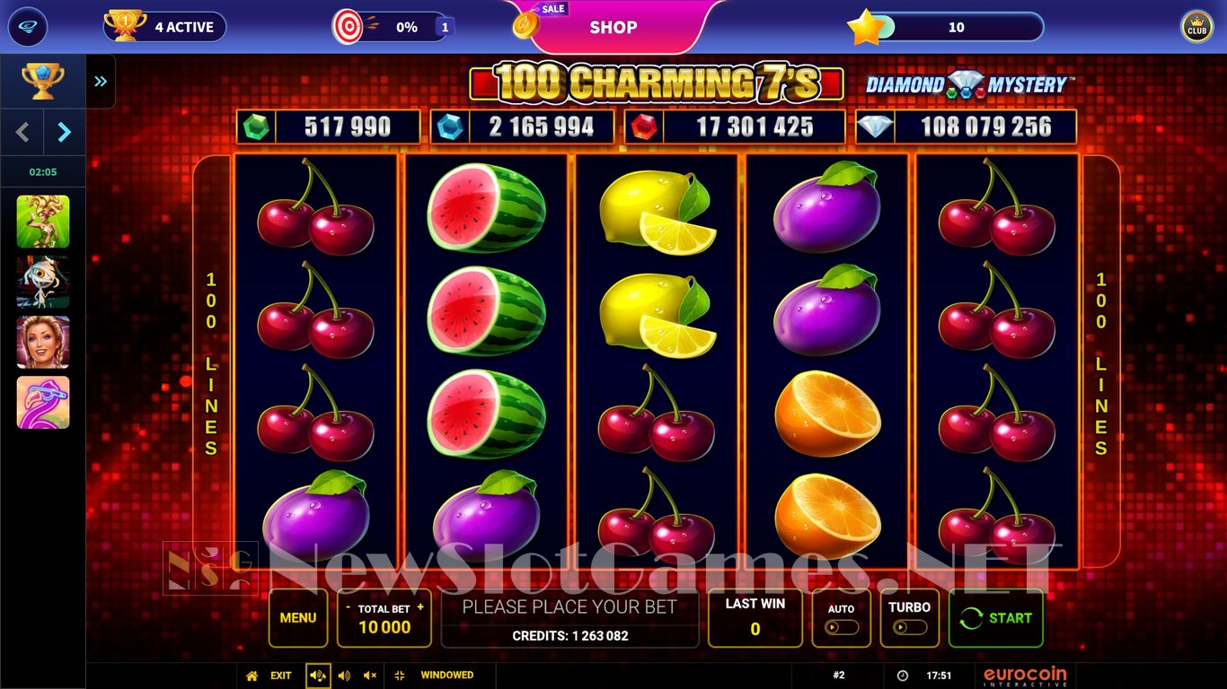 Diamond Mystery - 100 Charming 7s Slot Slot Image in Demo - pic. 2