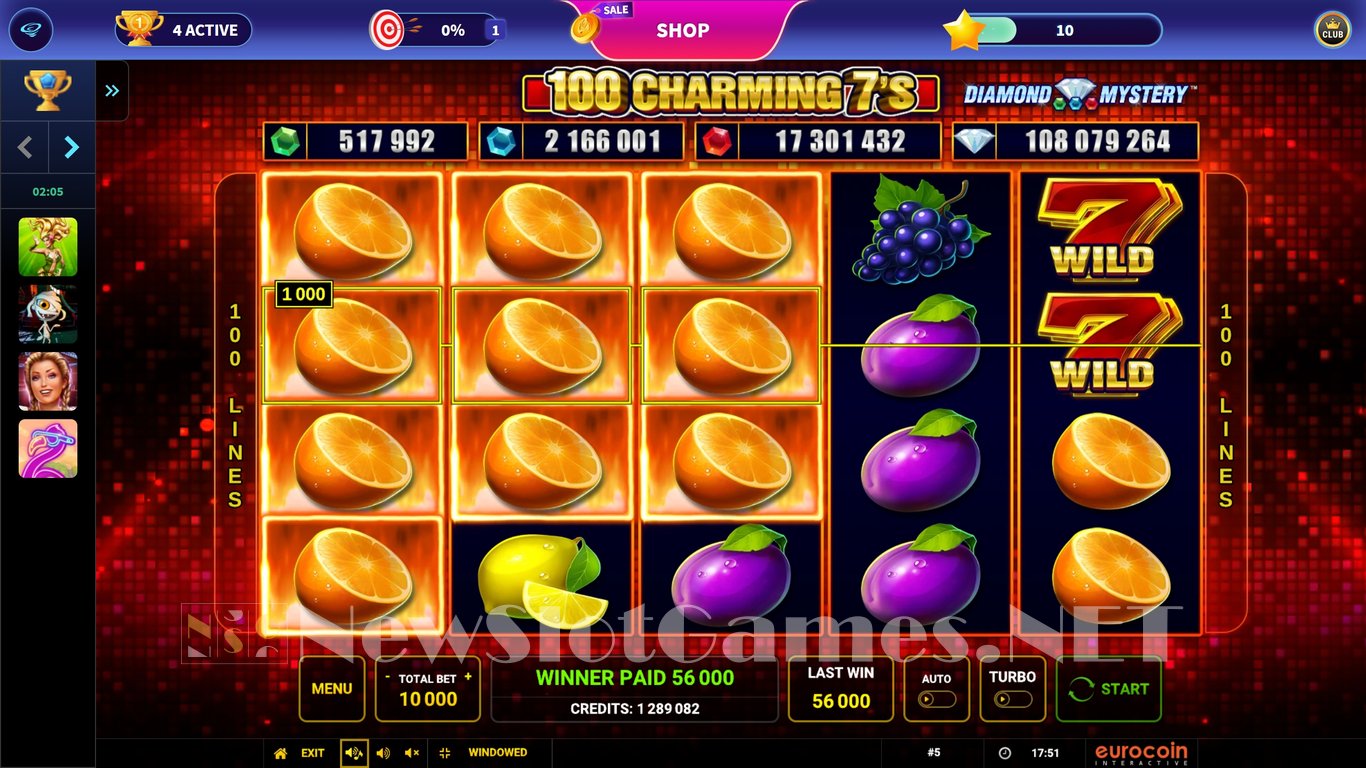 Diamond Mystery - 100 Charming 7s Slot Slot Image in Demo - pic. 3