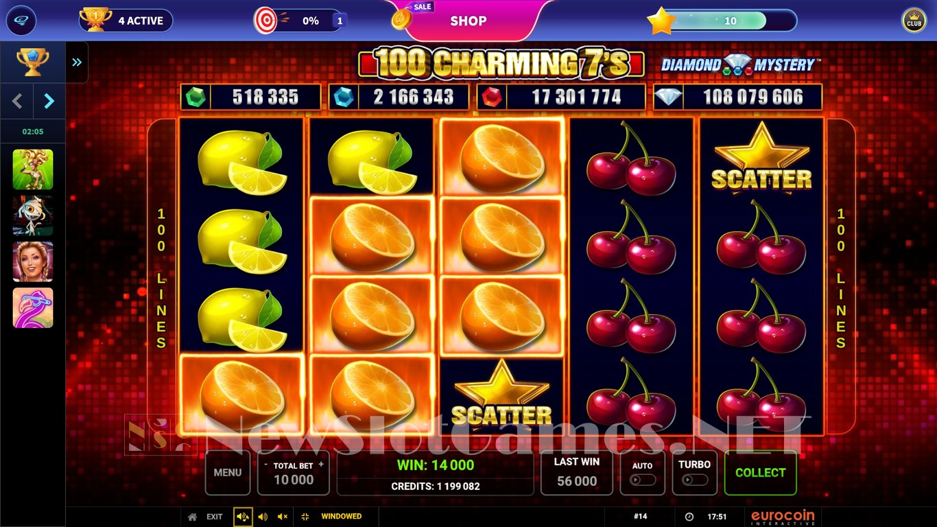 Diamond Mystery - 100 Charming 7s Slot Slot Image in Demo - pic. 4