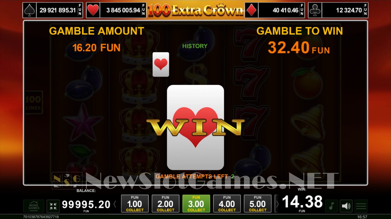 100 Extra Crown Slot Slot Image in Demo - pic. 5