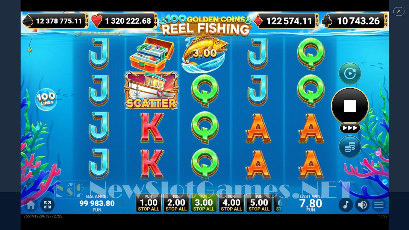 100 Golden Coins Reel Fishing Slot Slot Image in Demo - pic. 4