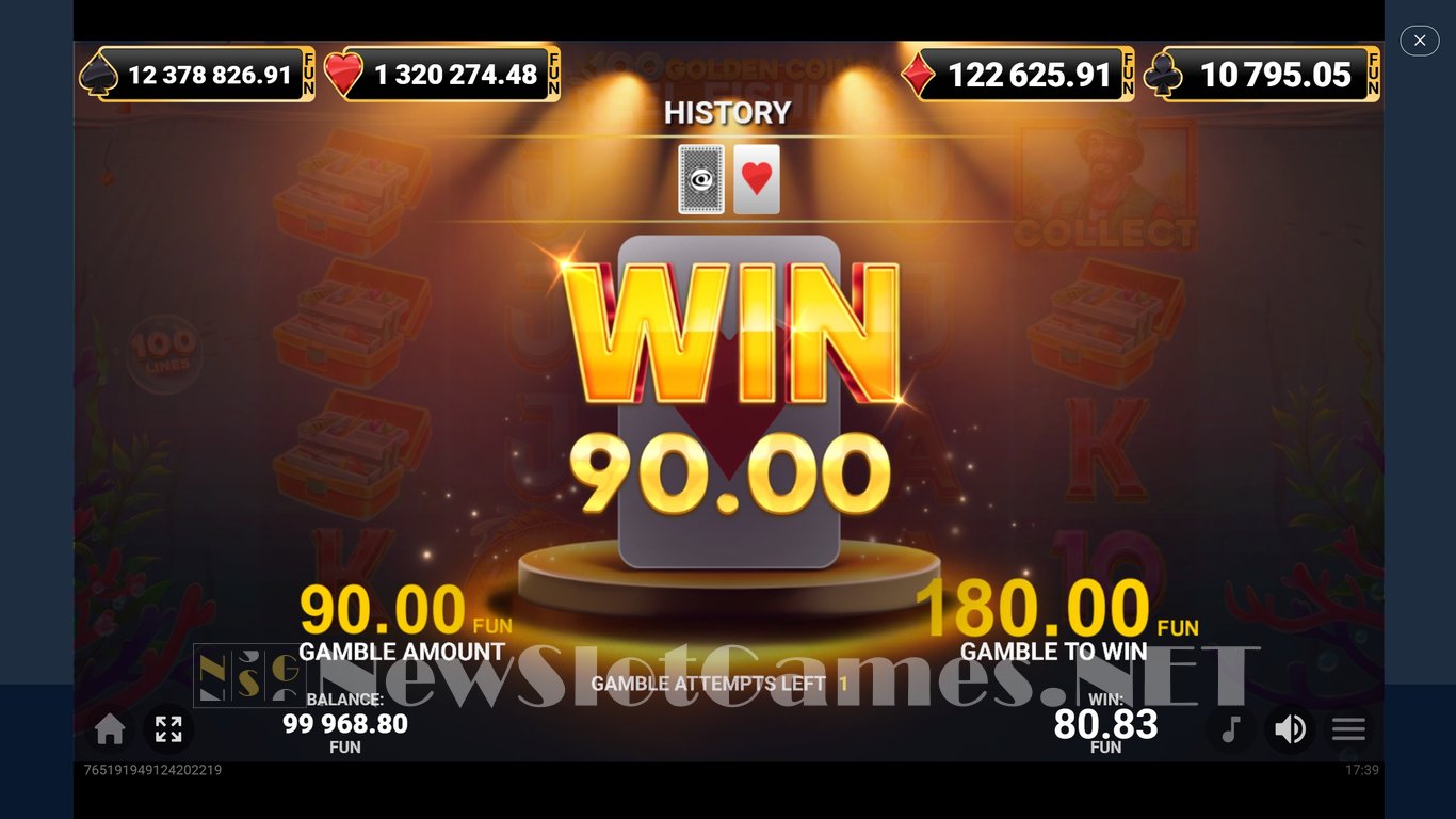 100 Golden Coins Reel Fishing Slot Slot Image in Demo - pic. 6