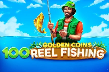 100 Golden Coins Reel Fishing Slot Logo