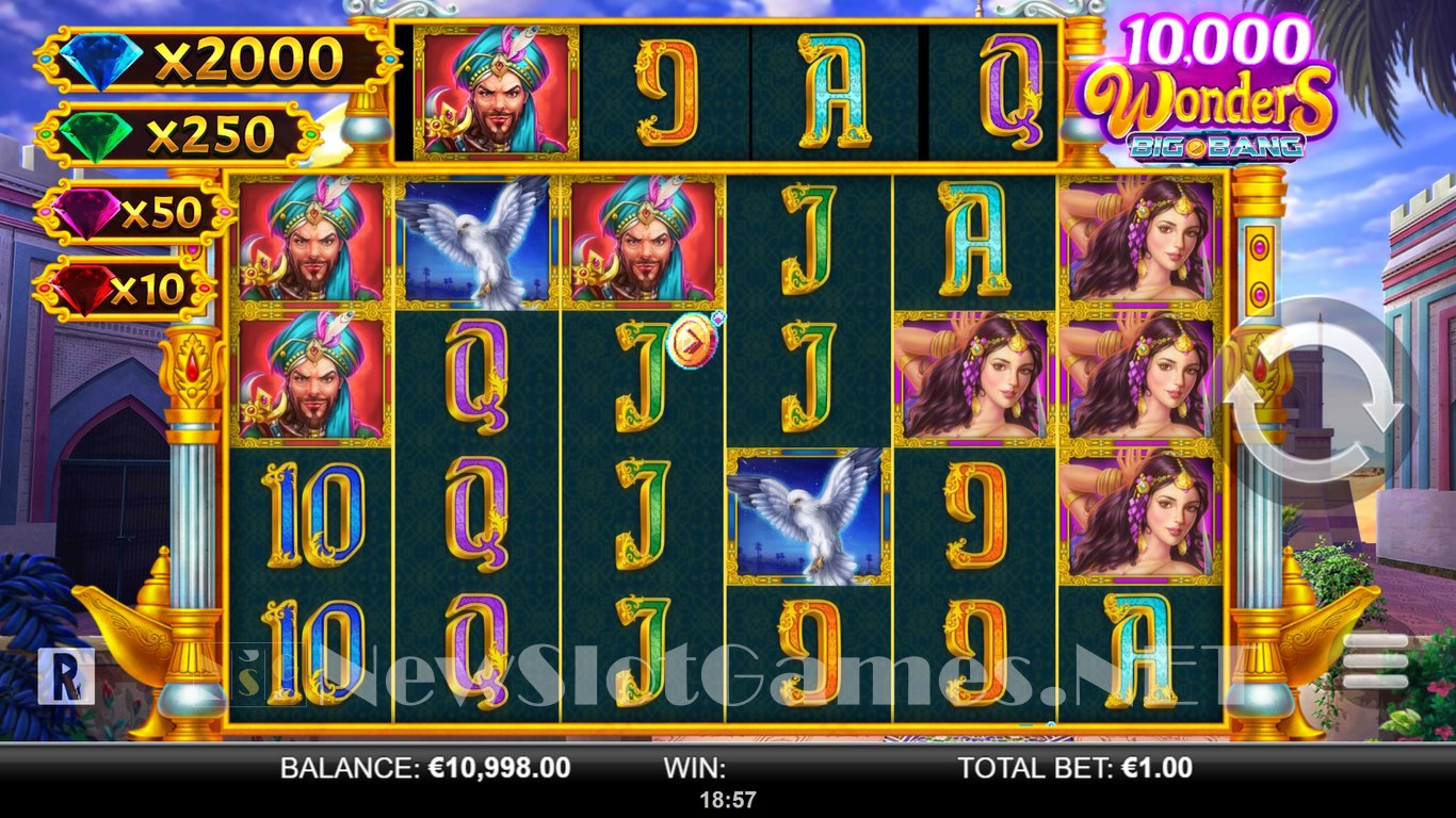 10,000 Wonders Big Bang Slot Demo Image