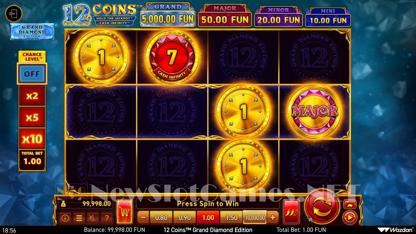 12 Coins Grand Diamond Edition Slot Slot Image in Demo - pic. 2