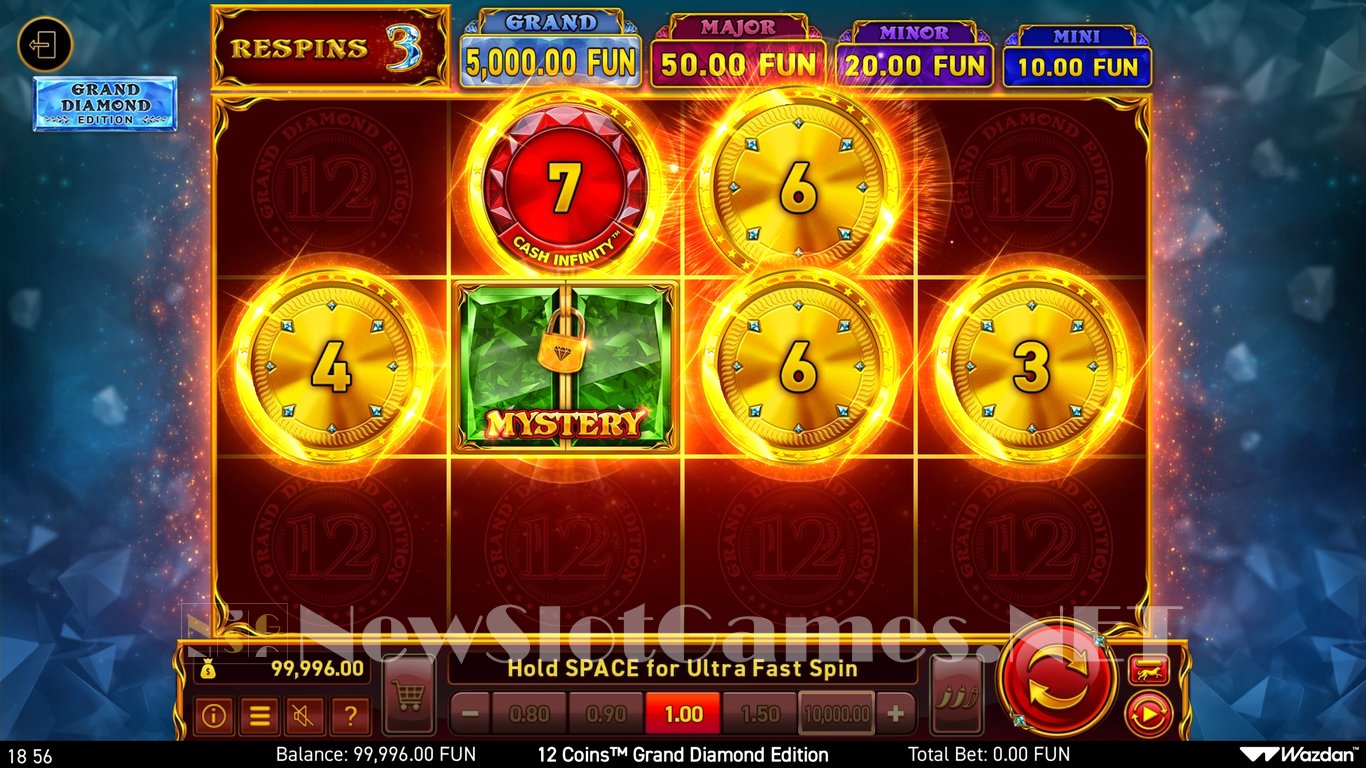12 Coins Grand Diamond Edition Slot Slot Image in Demo - pic. 5