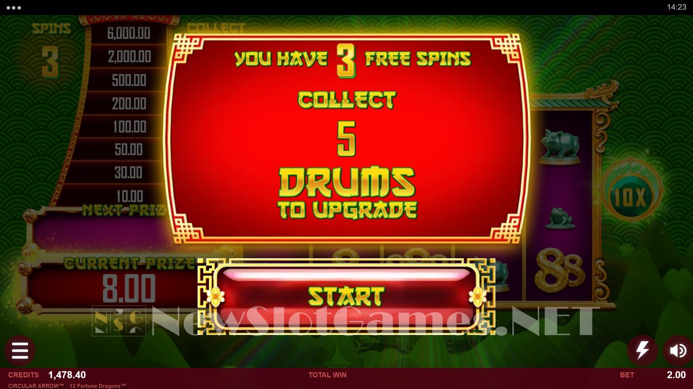 12 Fortune Dragons Slot Slot Image in Demo - pic. 7