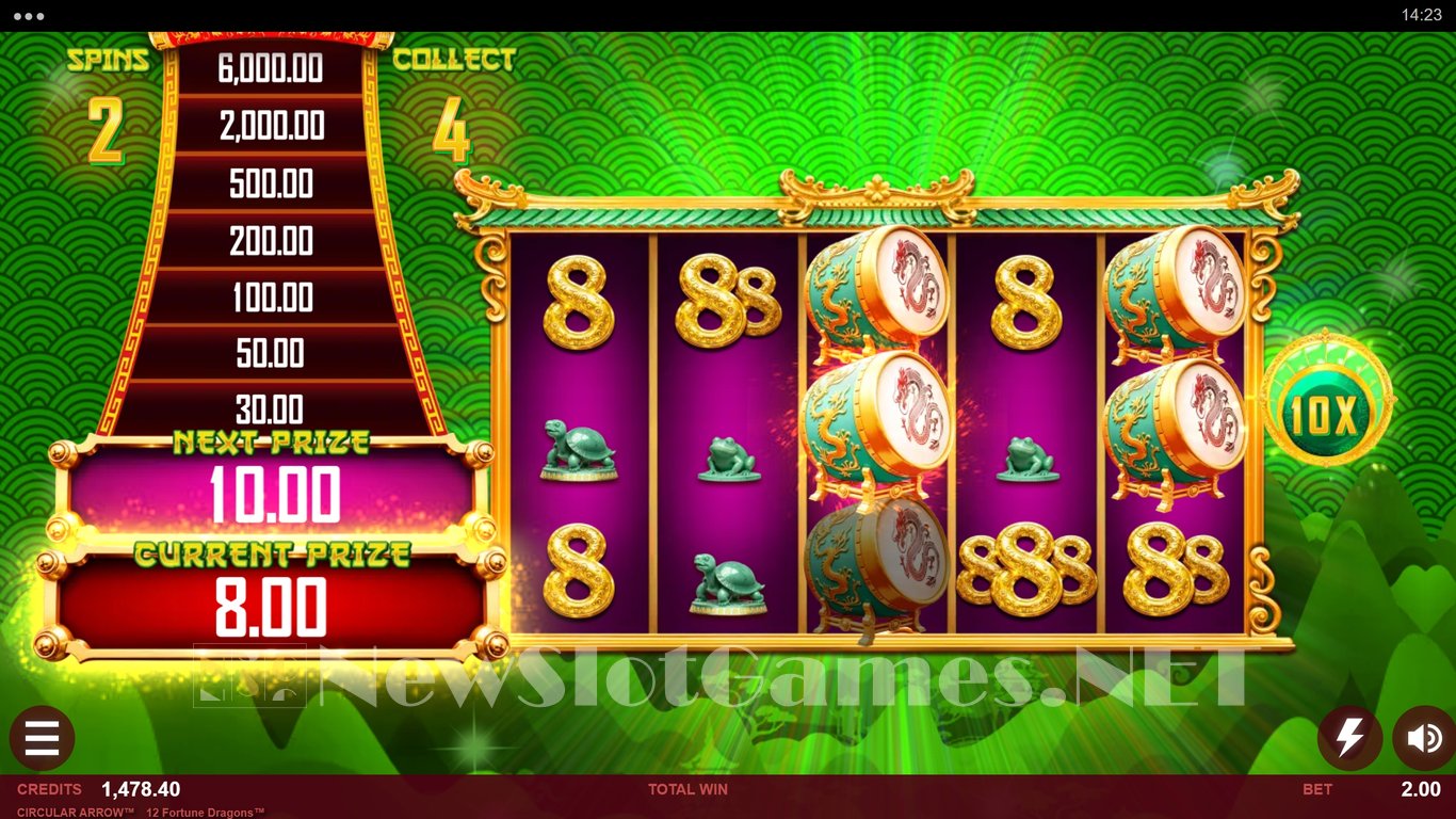 12 Fortune Dragons Slot Slot Image in Demo - pic. 8