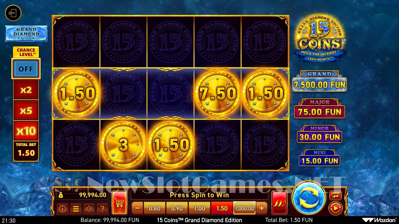15 Coins Grand Diamond Edition Slot Slot Image in Demo - pic. 4