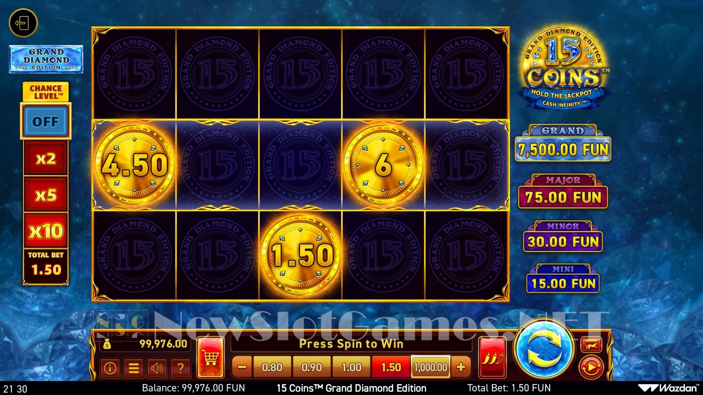 15 Coins Grand Diamond Edition Slot Slot Image in Demo - pic. 6