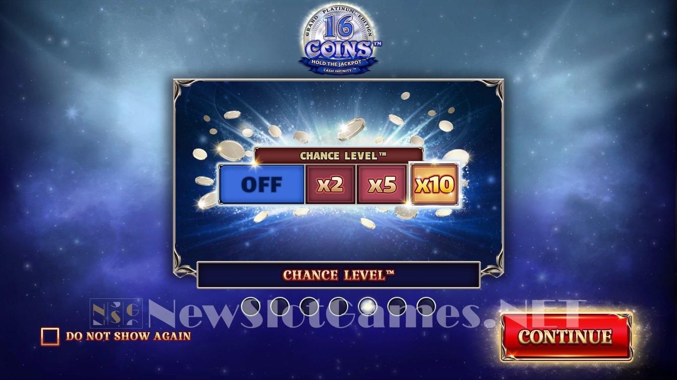 16 Coins Grand Platinum Edition Slot Demo Image