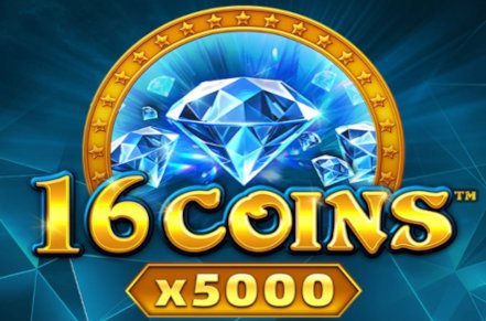 16 Coins x5000 Slot Logo