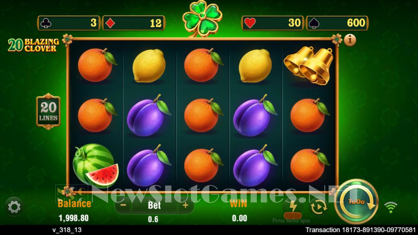 20 Blazing Clover Slot Slot Image in Demo - pic. 3