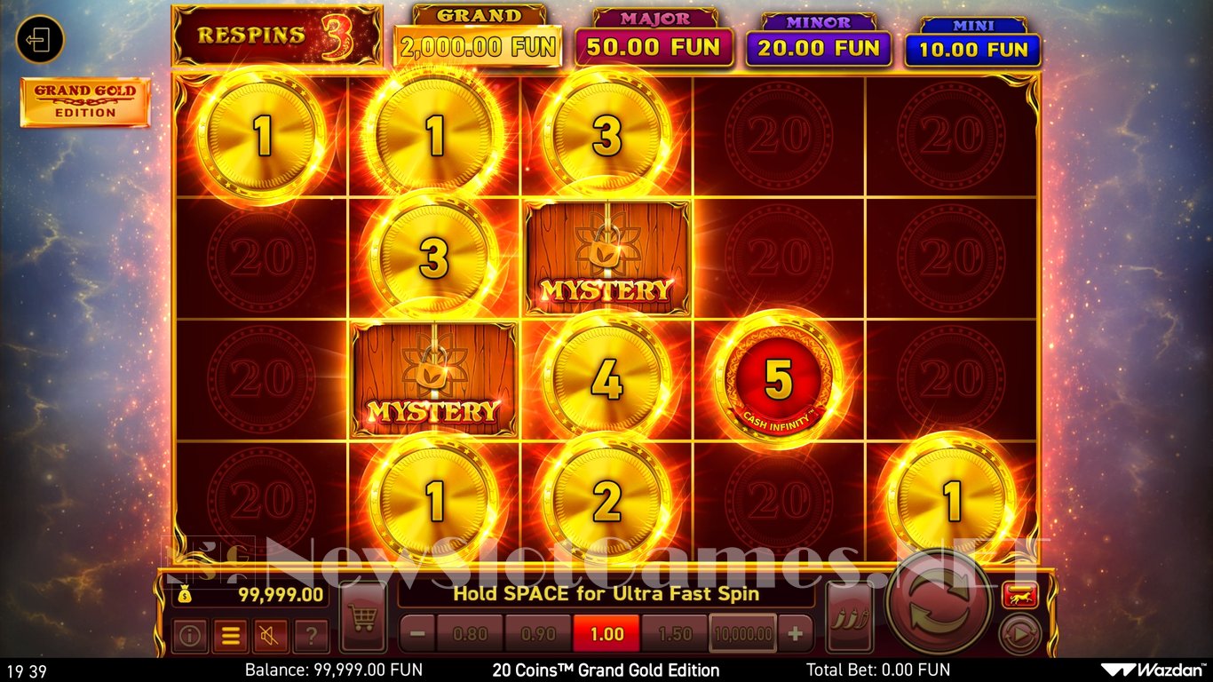 20 Coins Grand Gold Edition Slot Slot Image in Demo - pic. 4