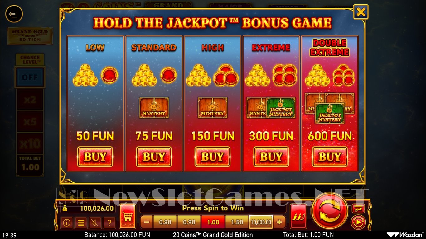 20 Coins Grand Gold Edition Slot Slot Image in Demo - pic. 8