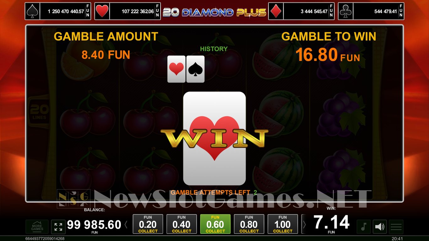20 Diamond Plus Slot Slot Image in Demo - pic. 7