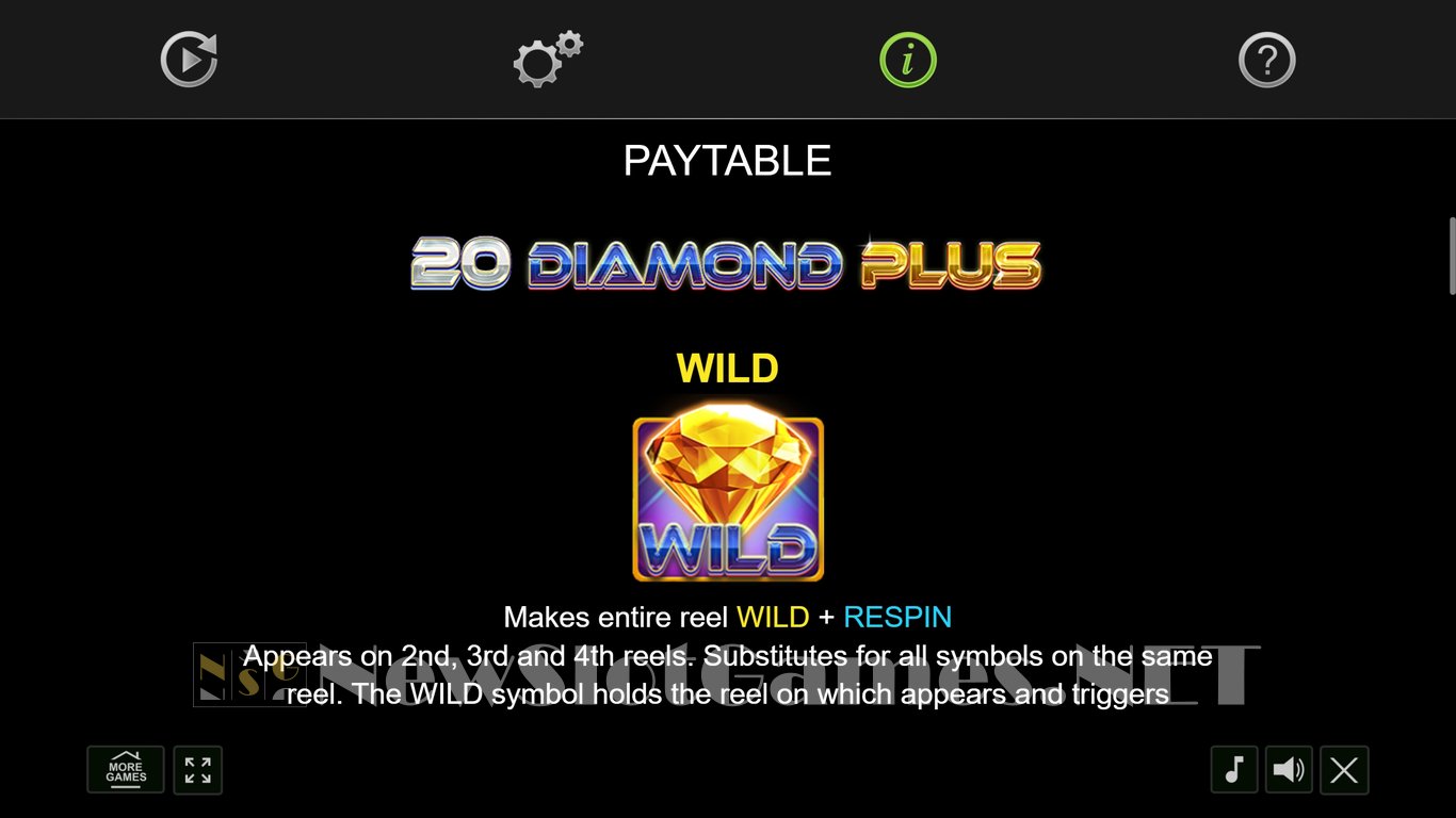 20 Diamond Plus Slot Slot Image in Demo - pic. 8