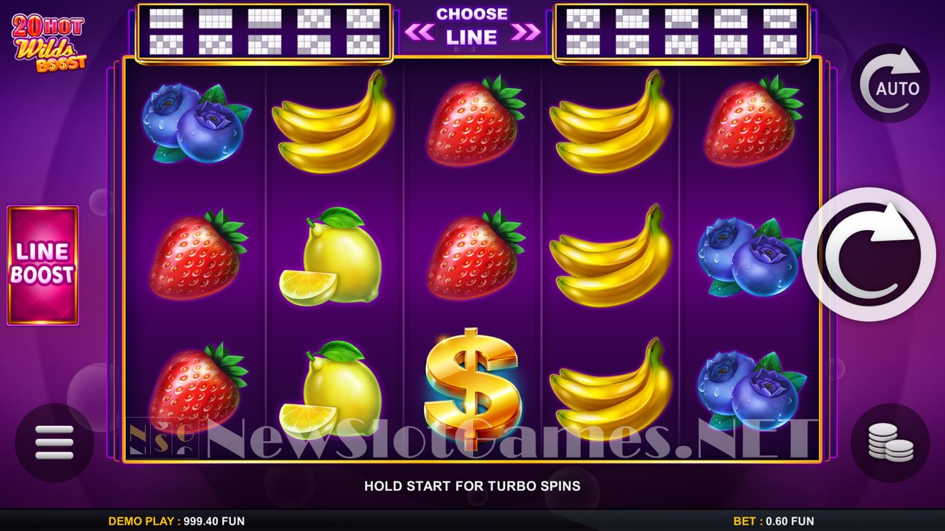 20 Hot Wilds Boost Slot Demo Image
