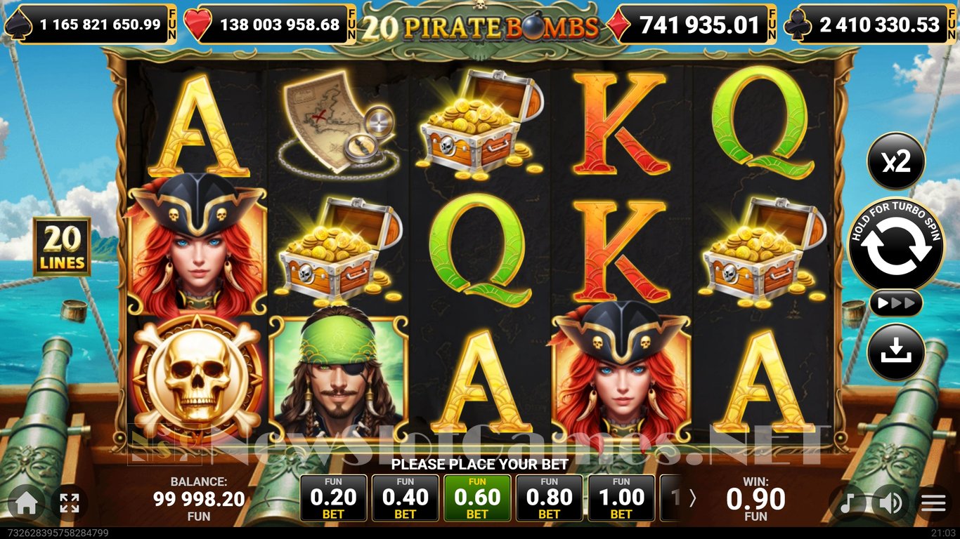 20 Pirate Bombs Slot Slot Image in Demo - pic. 2