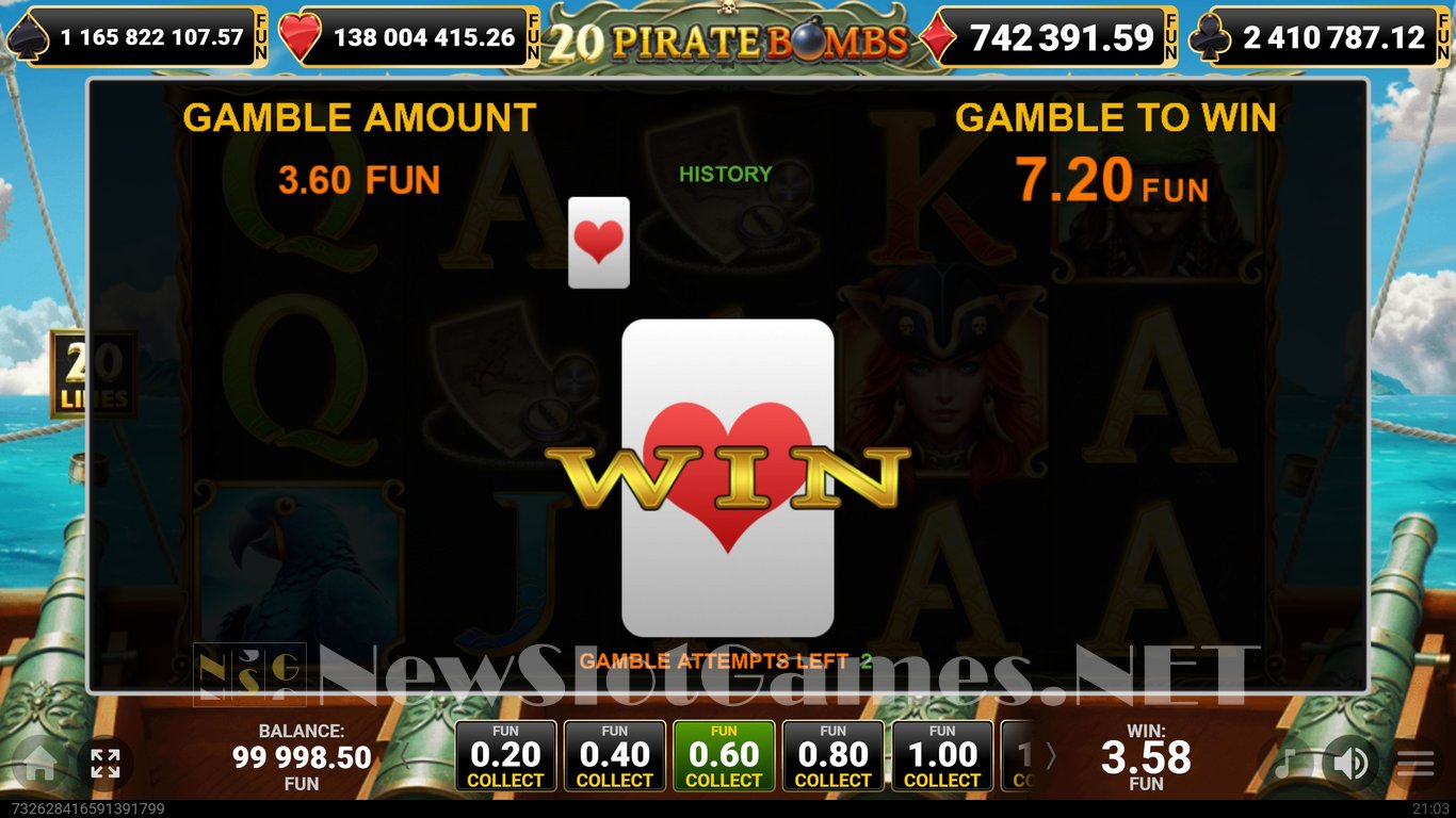 20 Pirate Bombs Slot Slot Image in Demo - pic. 5