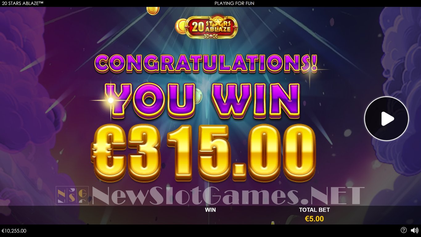 20 Stars Ablaze Slot Slot Image in Demo - pic. 8