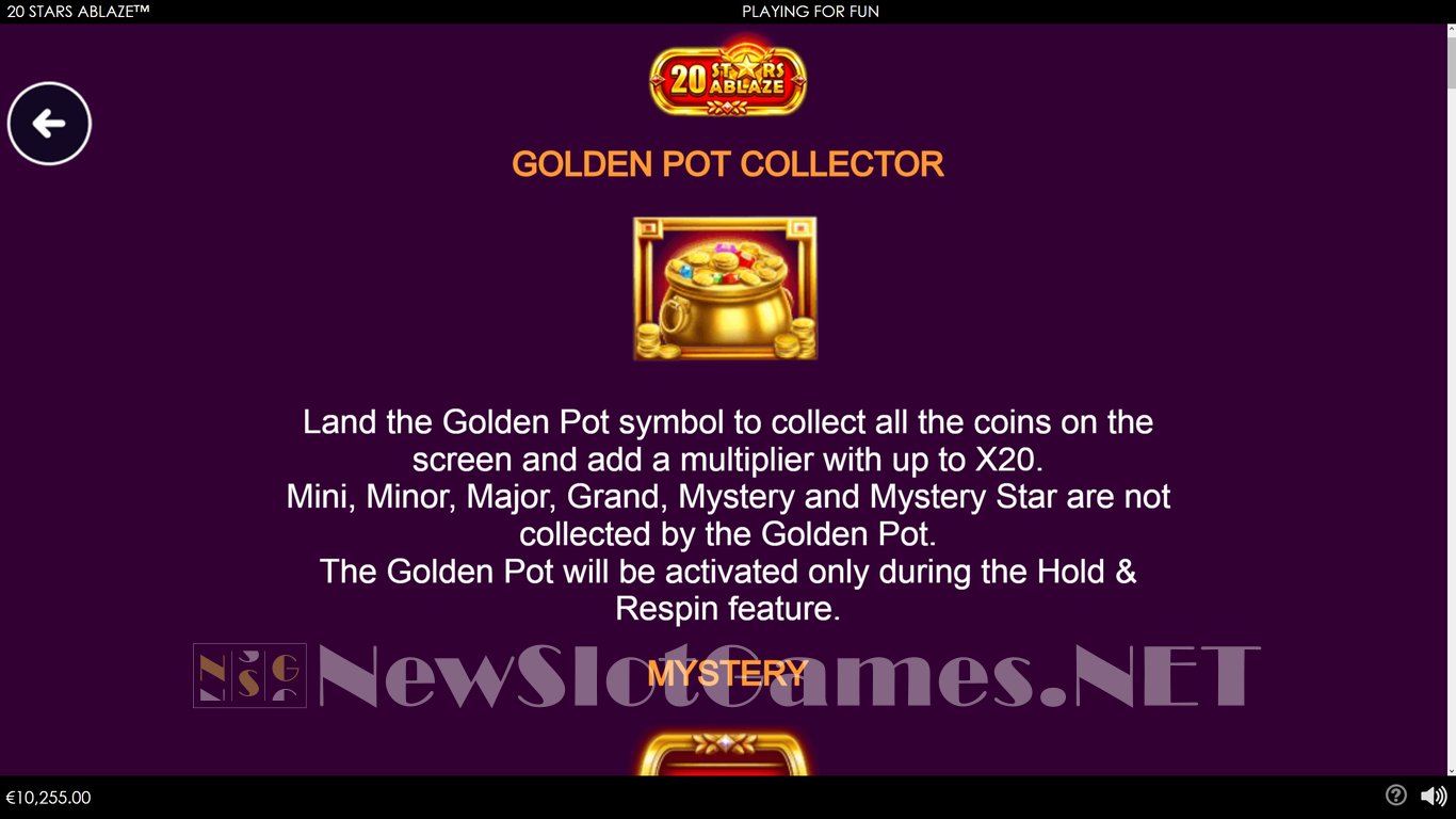 20 Stars Ablaze Slot Slot Image in Demo - pic. 9