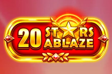 20 Stars Ablaze Slot Logo