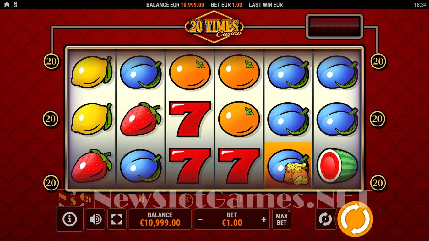 20 Times Casino Slot Demo Image
