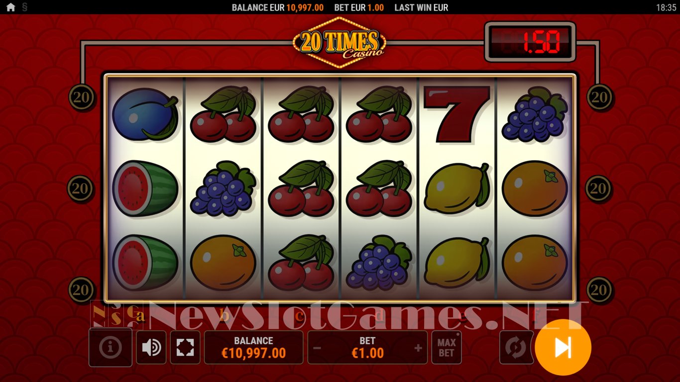 20 Times Casino Slot Slot Image in Demo - pic. 2