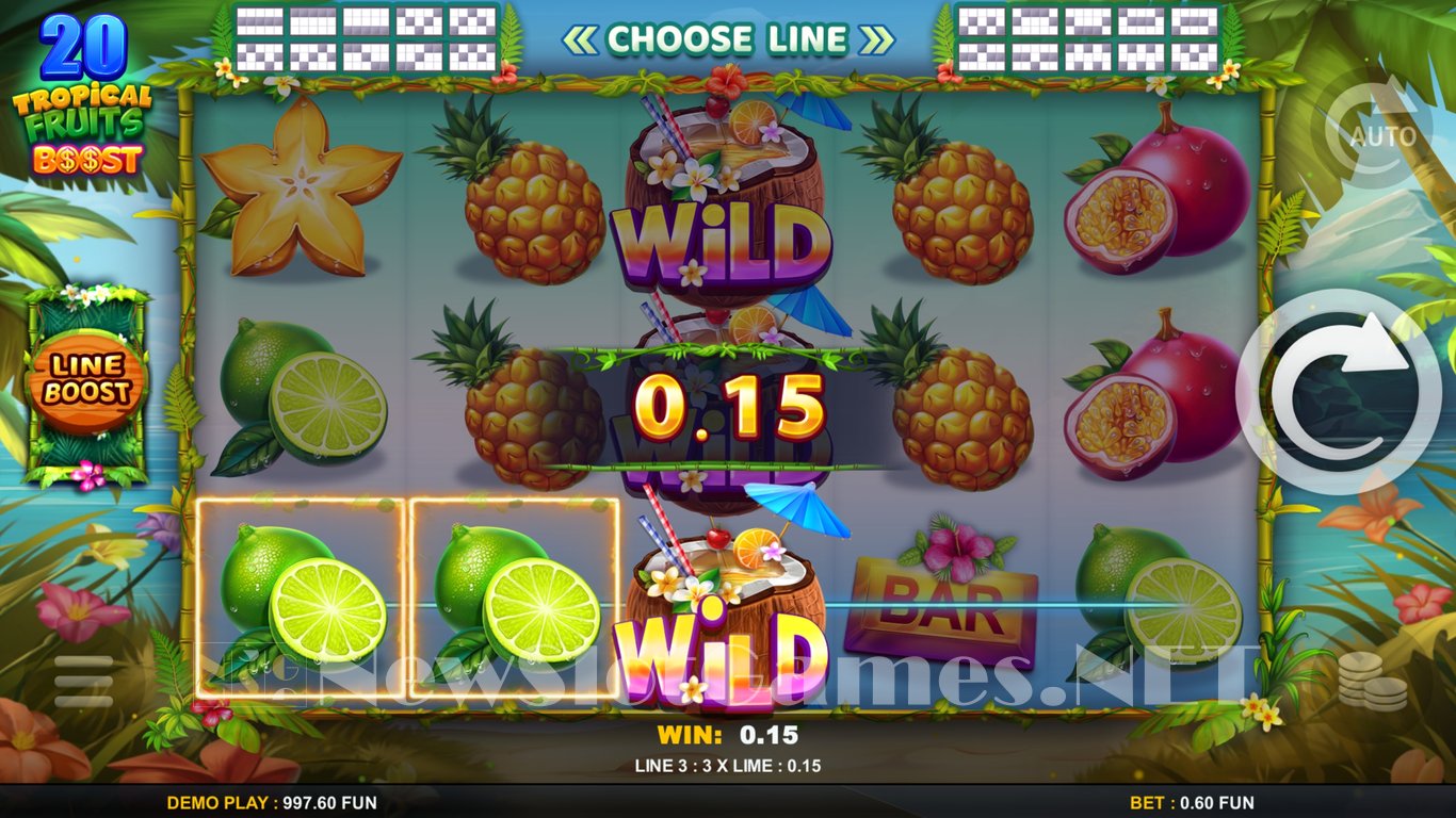 20 Tropical Fruits Boost Slot Slot Image in Demo - pic. 5