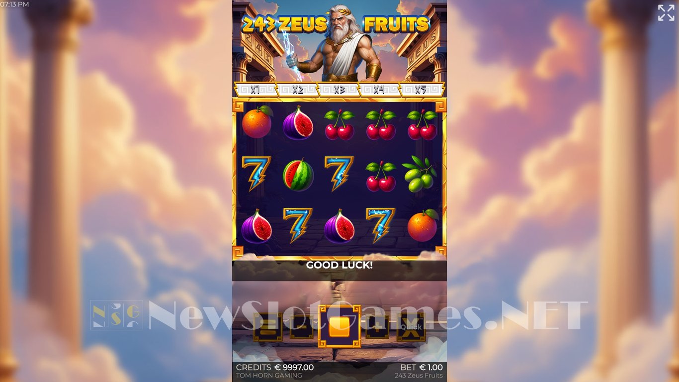 243 Zeus Fruits Slot Slot Image in Demo - pic. 2