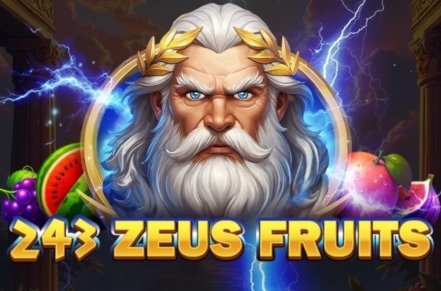 243 Zeus Fruits Slot Logo