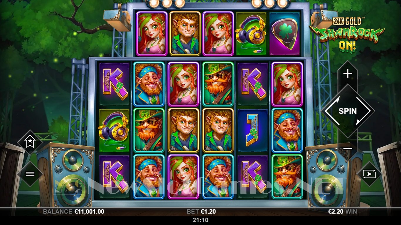 24K Gold ShamRock On! Slot Slot Image in Demo - pic. 3