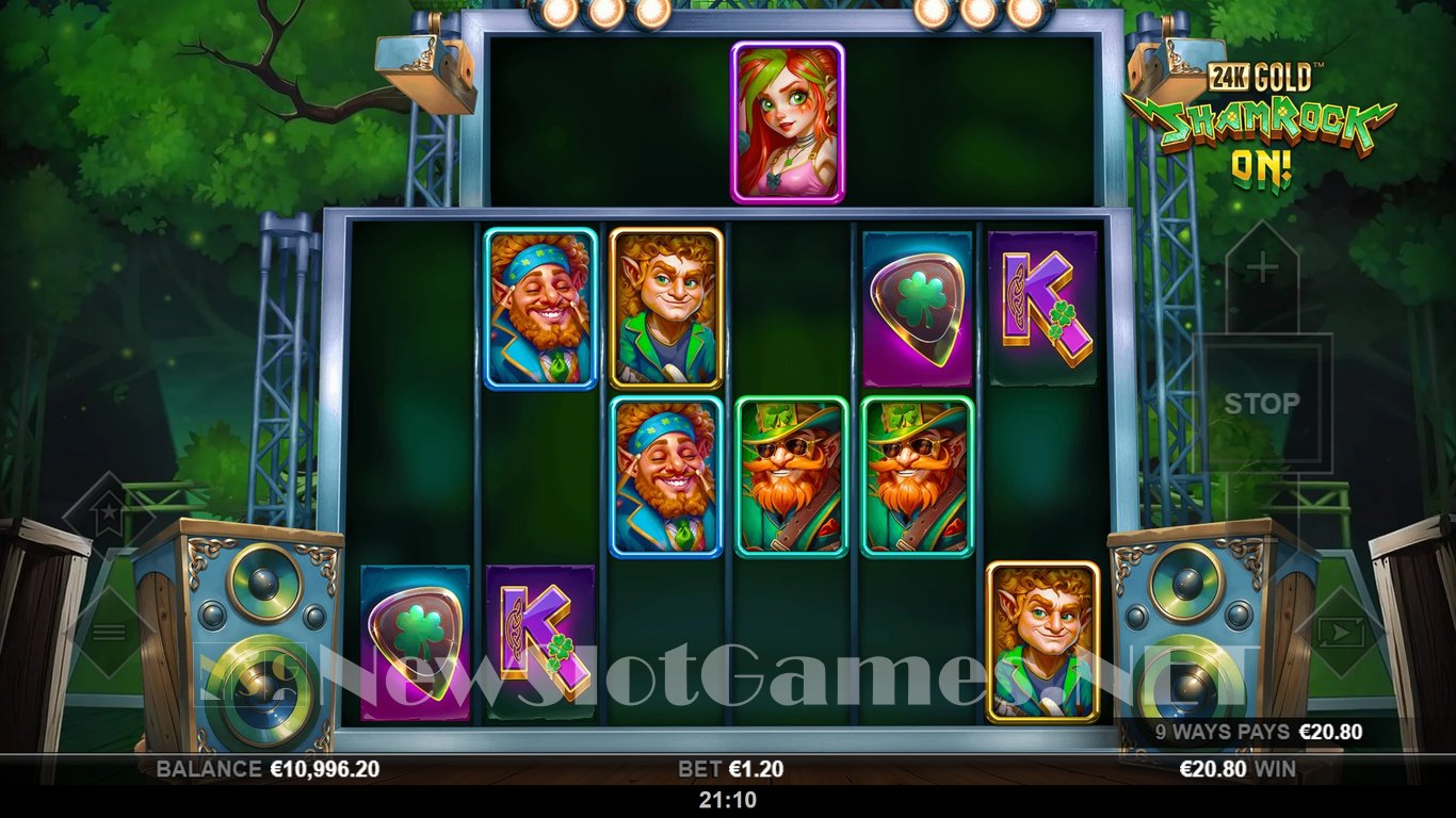 24K Gold ShamRock On! Slot Slot Image in Demo - pic. 5