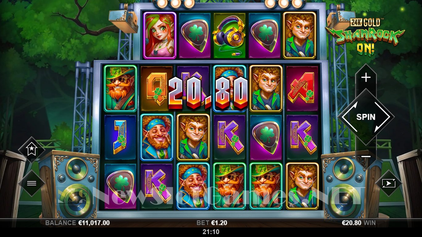 24K Gold ShamRock On! Slot Slot Image in Demo - pic. 6