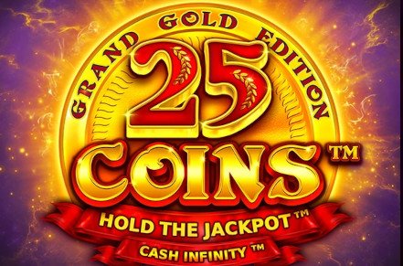 25 Coins Grand Gold Edition Slot Logo