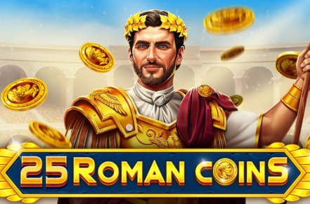 25 Roman Coins Slot Logo