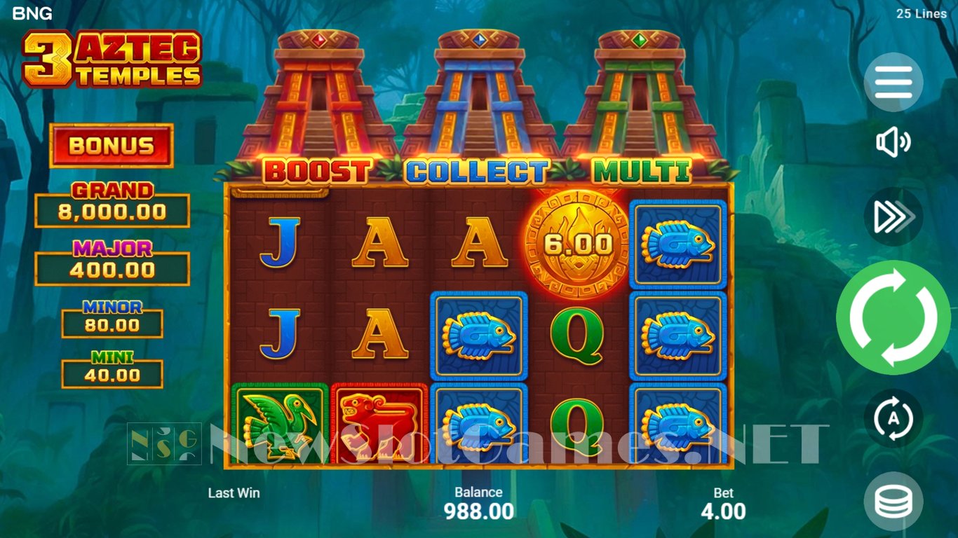 3 Aztec Temples Slot Slot Image in Demo - pic. 2