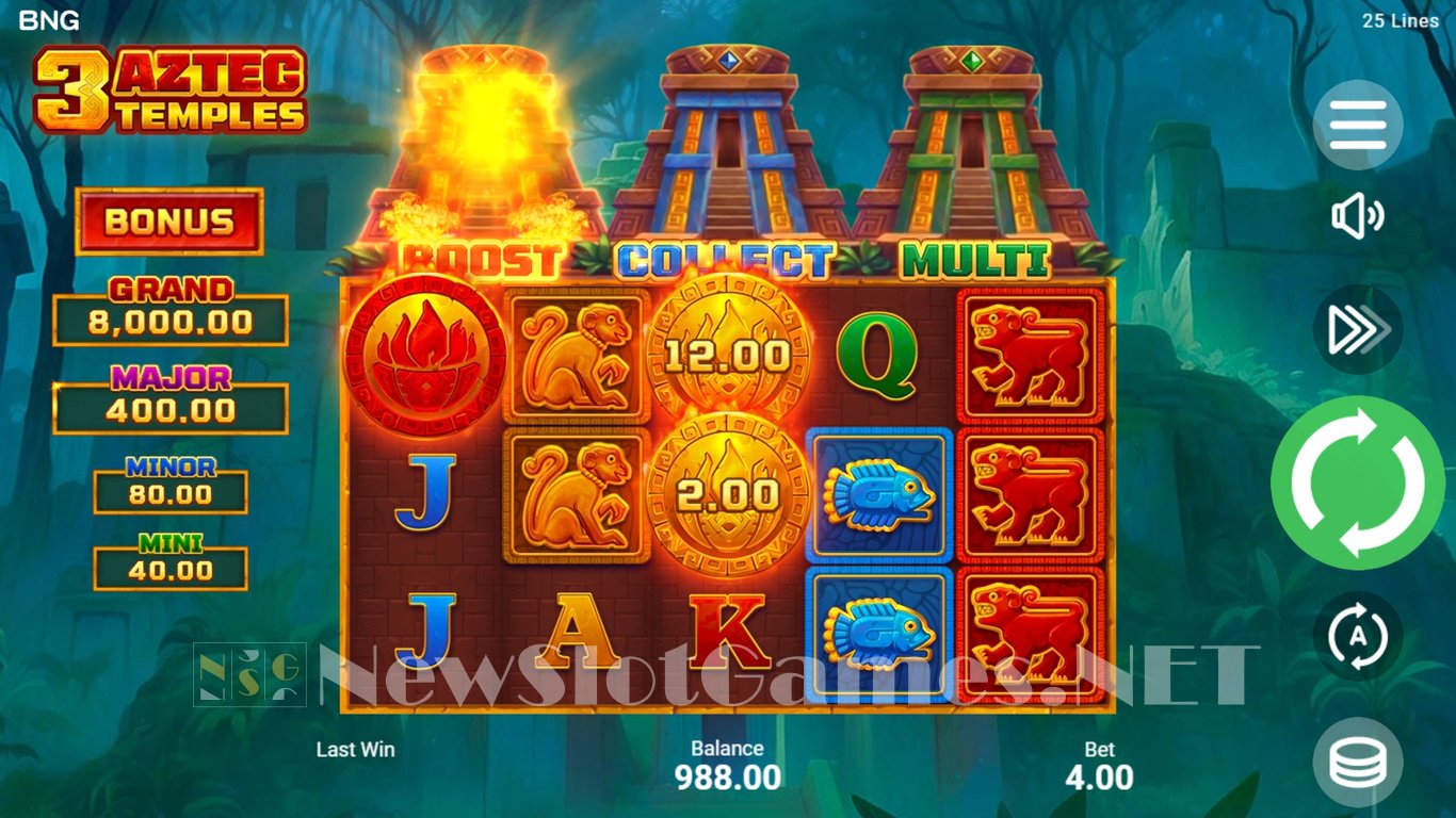 3 Aztec Temples Slot Slot Image in Demo - pic. 3