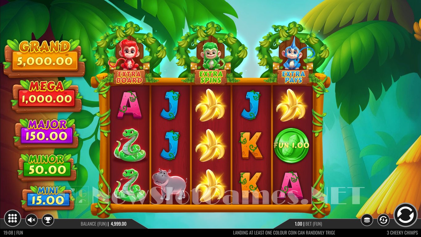 3 Cheeky Chimps Slot Demo Image