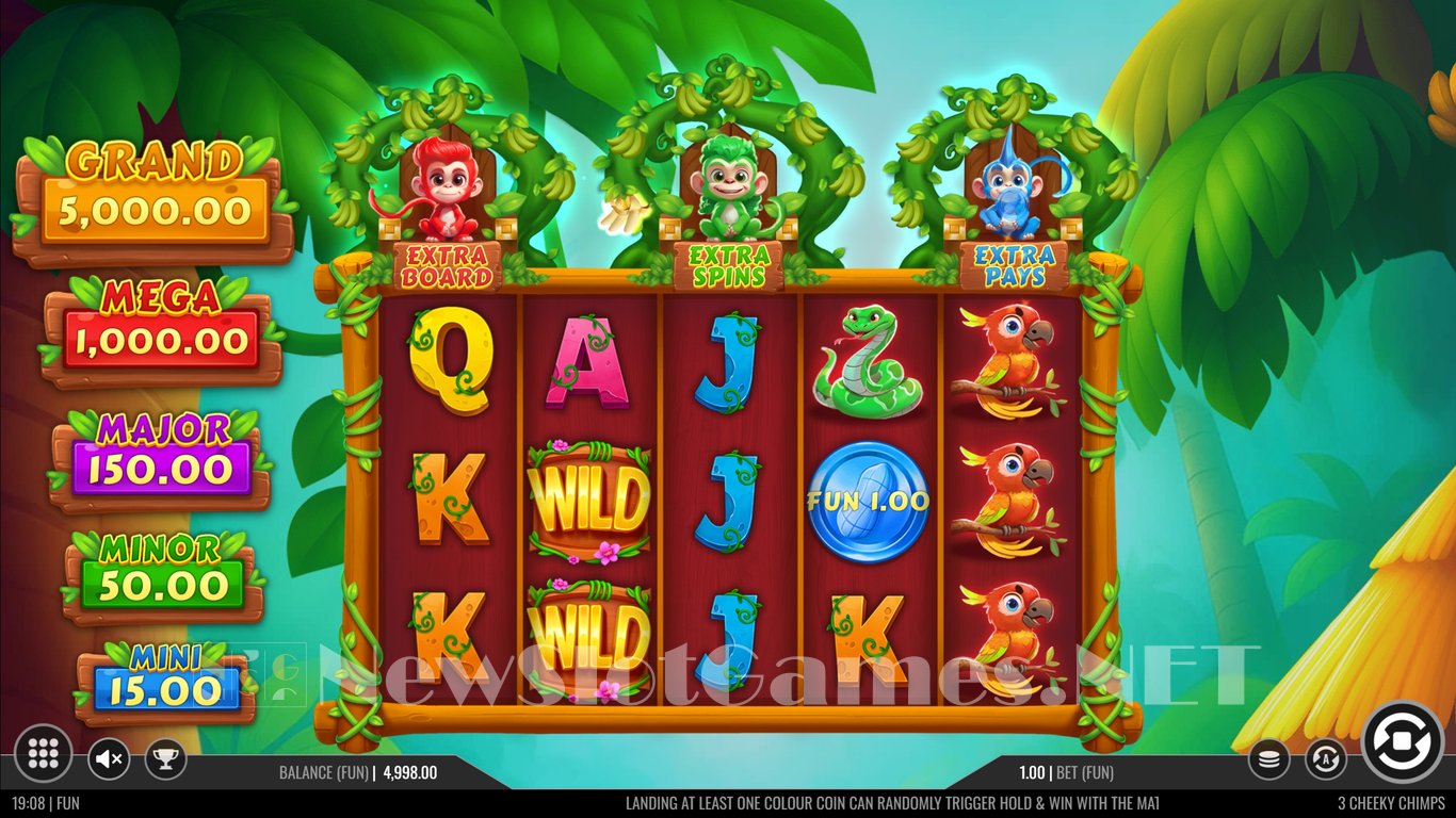 3 Cheeky Chimps Slot Slot Image in Demo - pic. 2