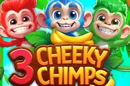 3 Cheeky Chimps Slot Logo