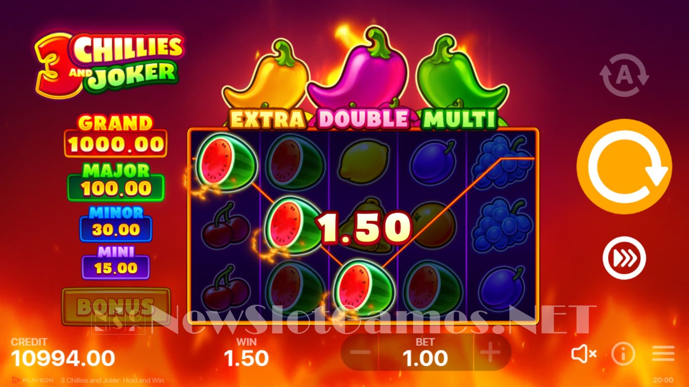 3 Chillies and Joker Hold and Win Slot Slot Image in Demo - pic. 4