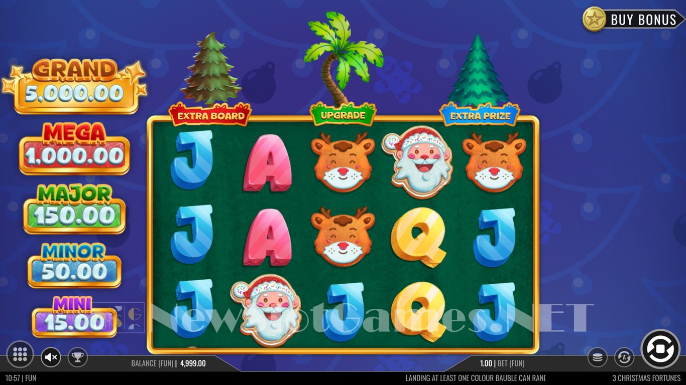 3 Christmas Fortunes Slot Demo Image