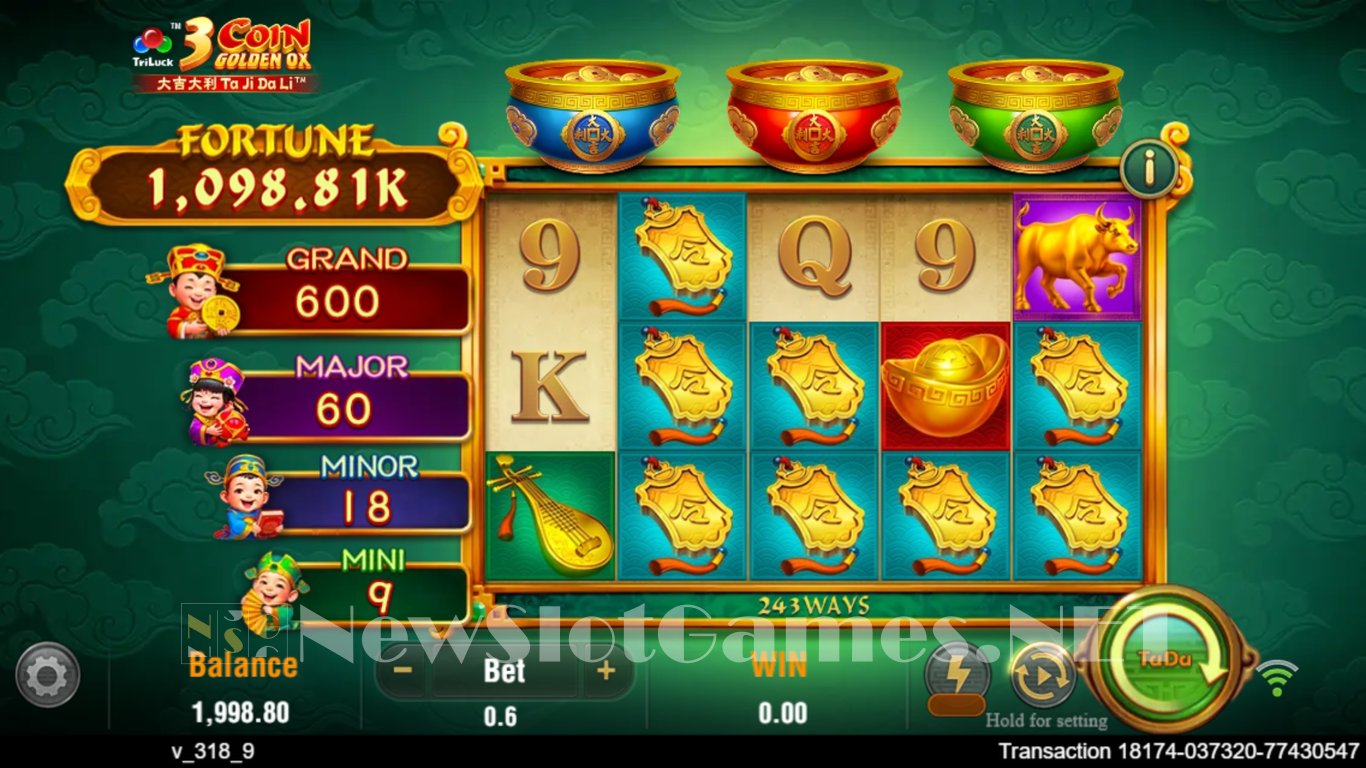 3 Coin Golden Ox Slot Slot Image in Demo - pic. 3