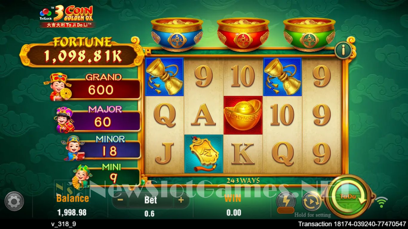 3 Coin Golden Ox Slot Slot Image in Demo - pic. 5