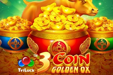 3 Coin Golden Ox Slot Logo