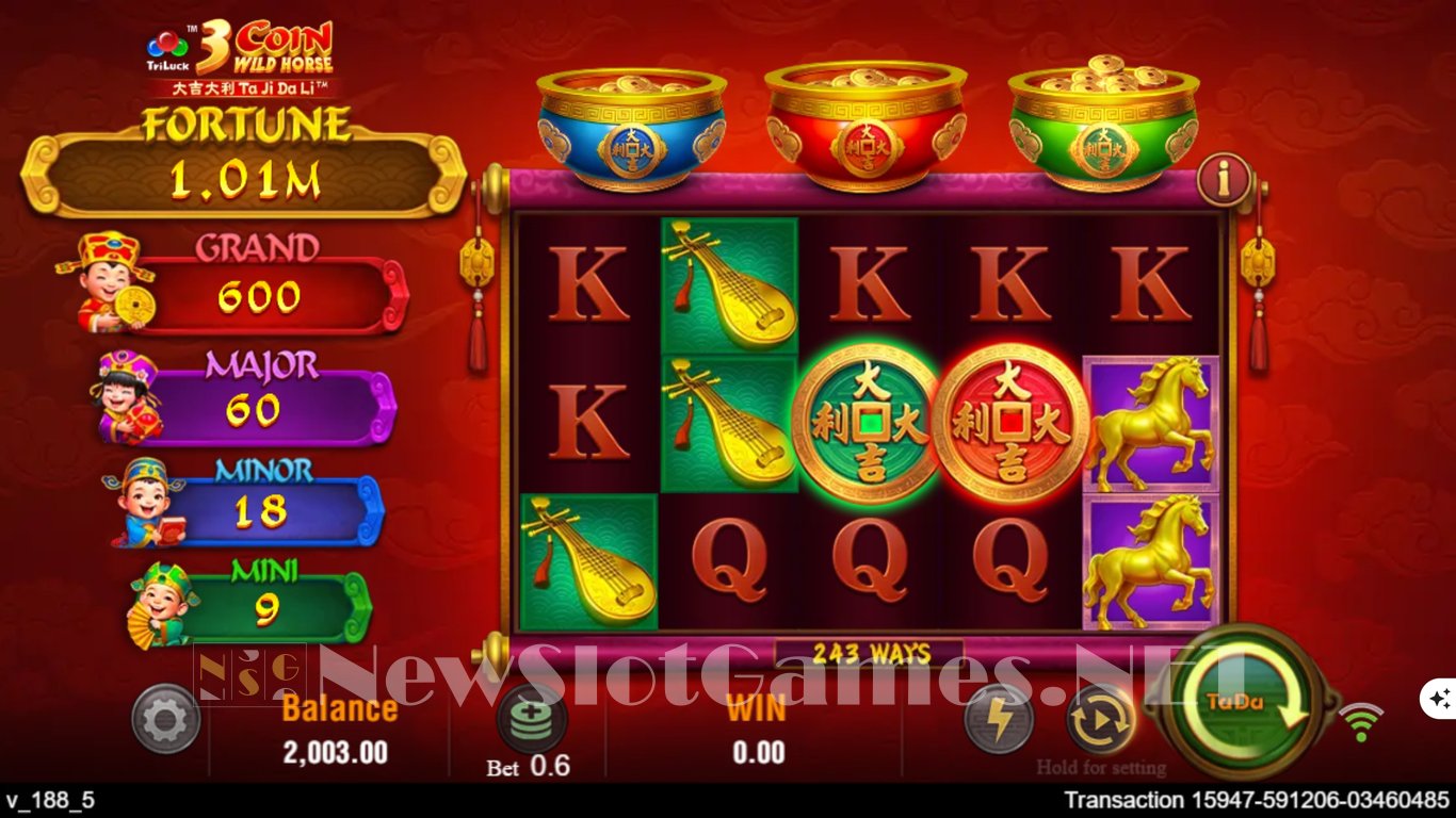 3 Coin Wild Horse Slot Slot Image in Demo - pic. 5