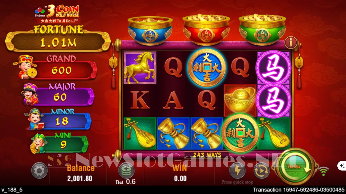 3 Coin Wild Horse Slot Slot Image in Demo - pic. 7