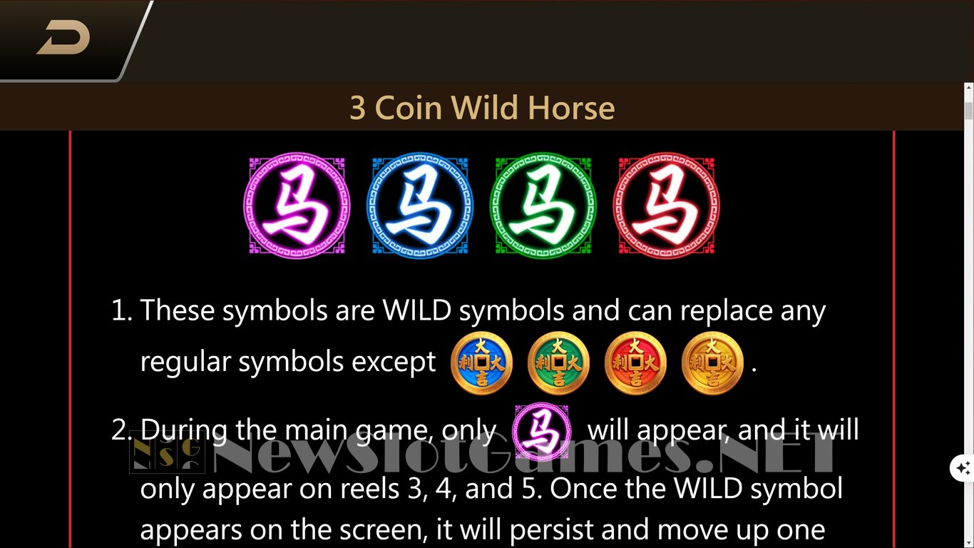 3 Coin Wild Horse Slot Slot Image in Demo - pic. 8